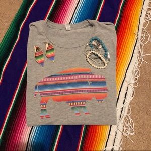 Serape Bison Tee